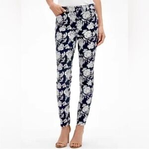 GAP Signature Skinny Ankle Khakis Floral Size 4